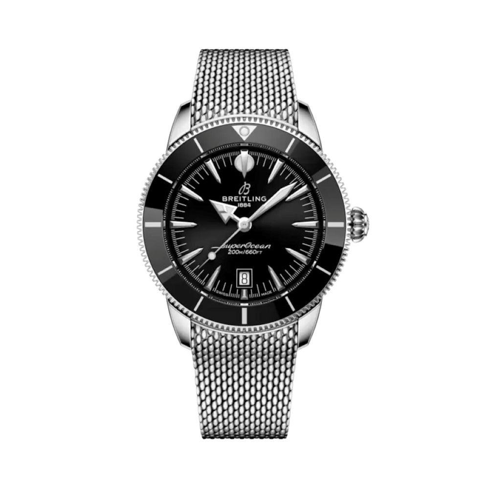 型番：AB3112241B1A1<br />
ケース径：44ｍｍ<br />
防水機能：200ｍ<br />
ムーブメント：自動巻き<br />
<br />
<br />
価格：951,500円（税込）<br />
<br />
<br />
スタッフの一言：<br />
<br />
1957年に誕生したスーパーオーシャンを現代に蘇らせたクラシカルな印象のダイバーズモデル<br />
<br />
自社ムーブを搭載しクォリティーが高まっています<br />
<br />
スーツにも似合うダイバーズウォッチをお探しの方におススメしたい1本です<br />
<br />
<br />
お問い合わせやご予約などは、こちらから↓<br />
https://kobayashi-tokeiten.com/inquiryform/<br />
「グレッシブを見た」と型番などの記載もお願いします<br />
グレッシブ担当までご連絡いただけると、よりスムーズな対応をさせていただきます