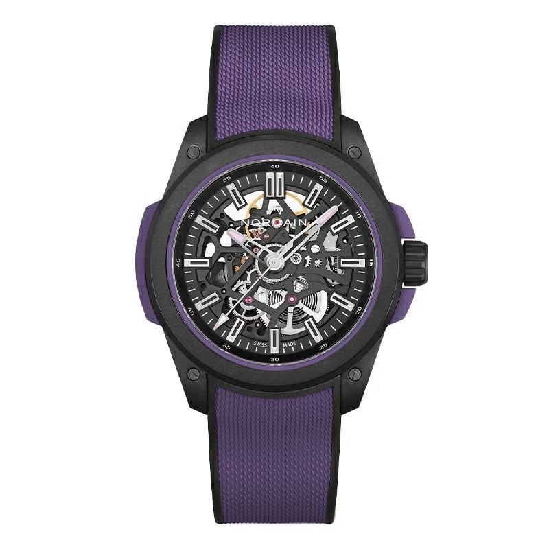 ワイルドワン スケルトン 42MM リミテッドエディション パープル