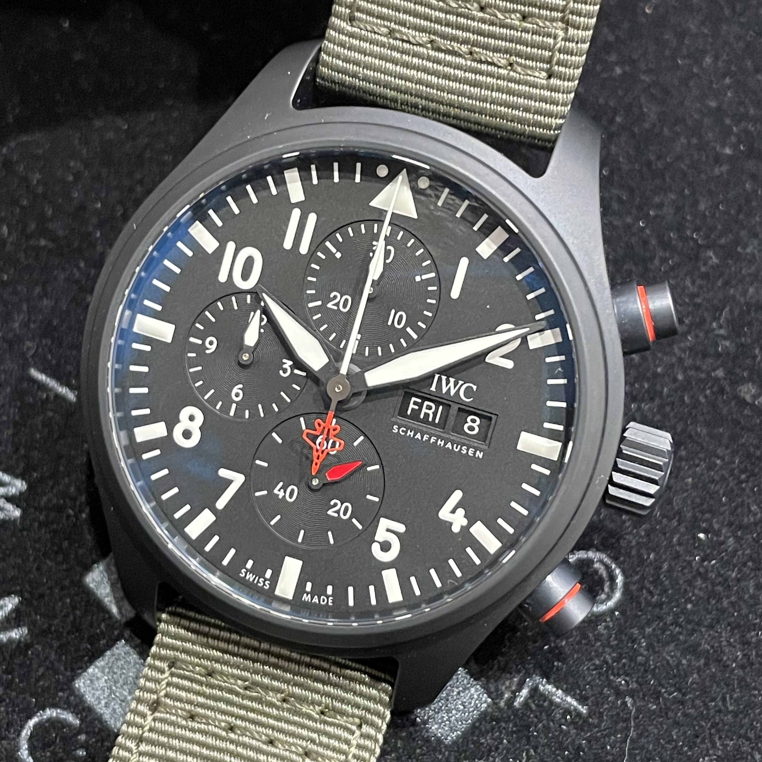 IWC　パイロット　トップガン　クロノグラフ　SFTI