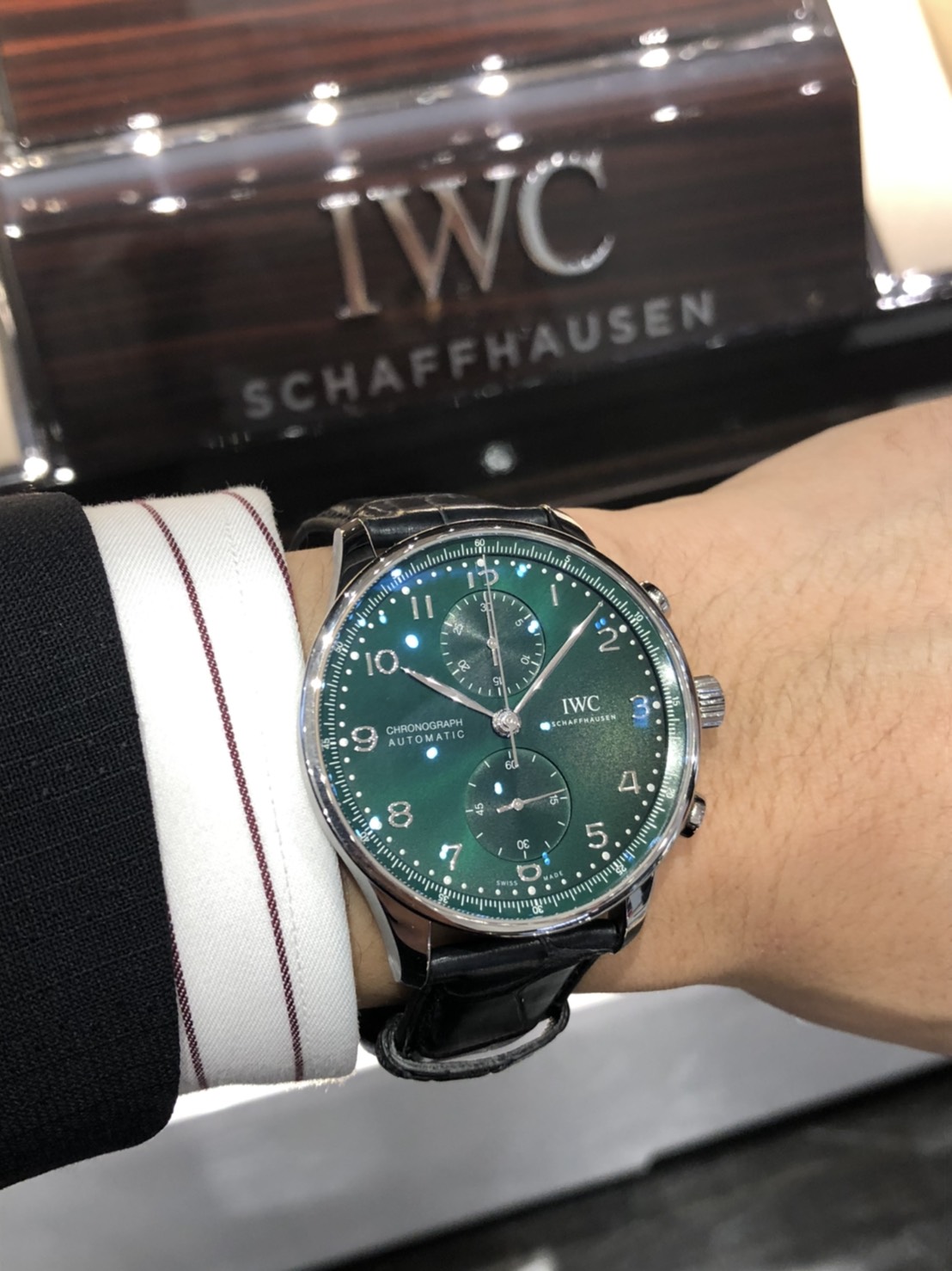 IWC ポルトギーゼ・クロノグラフ グリーン