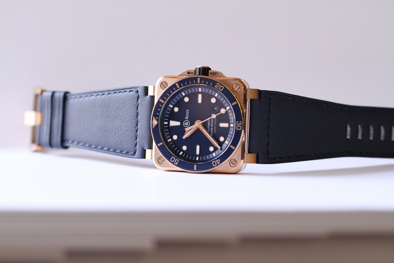 BR03-92ﾀﾞｲﾊﾞｰﾌﾞﾙｰﾌﾞﾛﾝｽﾞ　BR03-92 DIVER BLUE BRONZE　