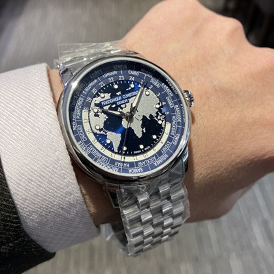 FREDERIQUE CONSTANT　フレデリック コンスタント　クラシック ワールドタイマー マニュファクチュール　FC-719NN3H6B