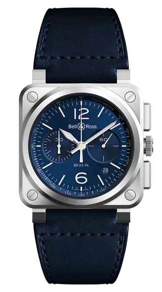 BR 03-94 BLUE STEEL　BR0394-BLU-ST/SCA　Bell＆Ross　ベルアンドロス　ベルロス　ミリタリーウォッチ　富山県　富山　高級時計　腕時計　おすすめ　機械式時計　WING ウイング　WING富山店 フランス かっこいい