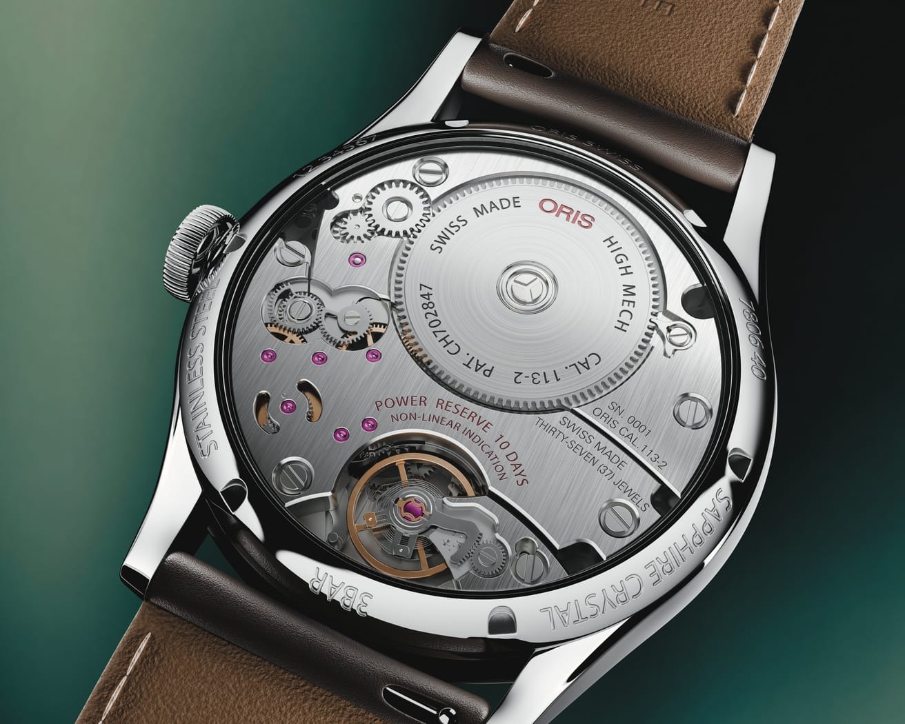 アートリエ キャリバー 113  43mm  グリーン 01 113 7806 4057-07 5 22 96FC