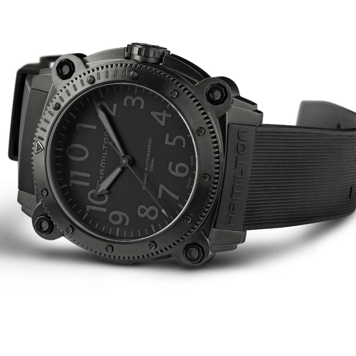 カーキ ネイビー ビロウ ゼロ 46mm ブラック H78505330