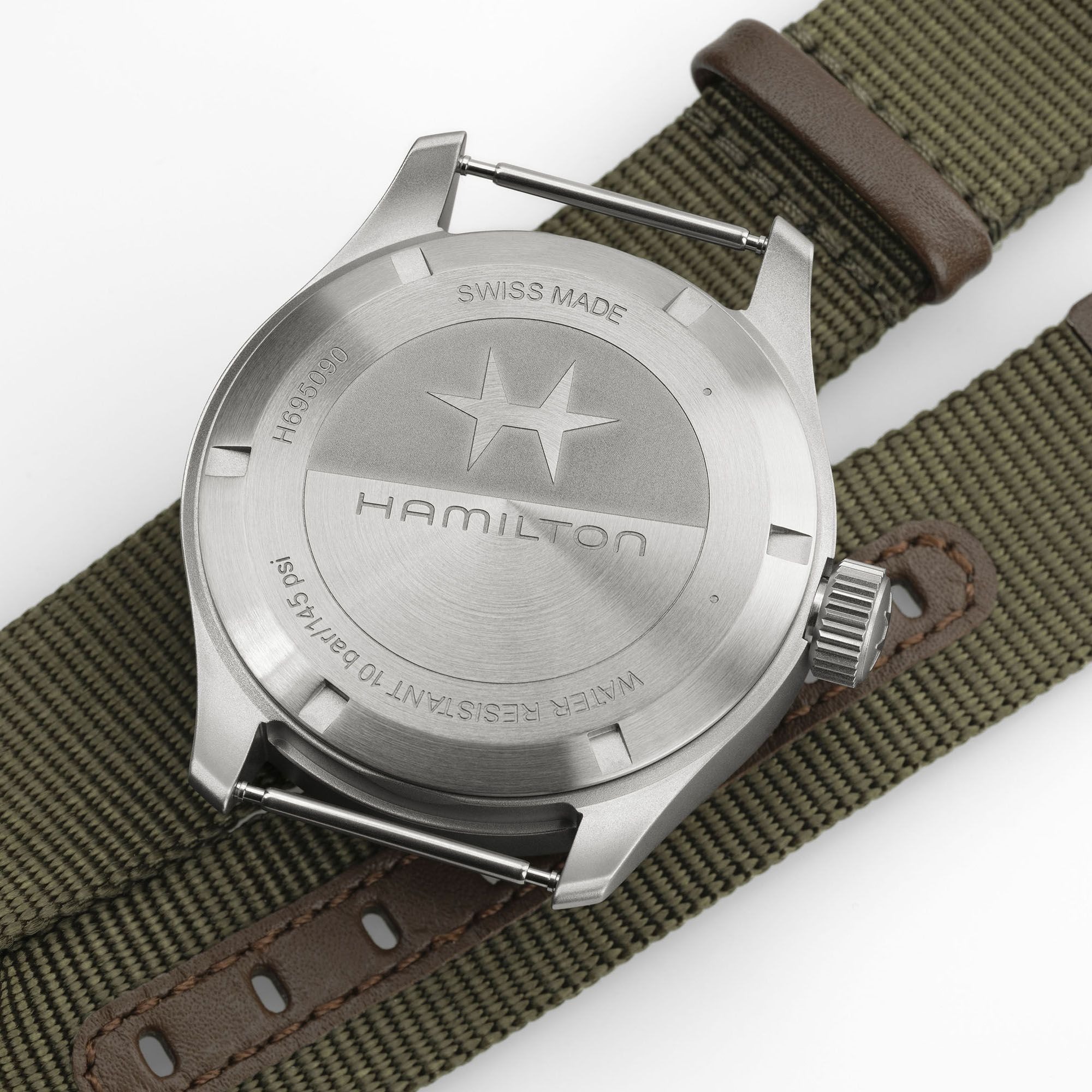 カーキ フィールド  メカニカル  パワーリザーブ  40mm グリーン  H69509960 