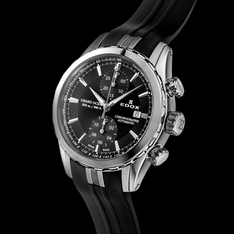 グランドオーシャン クロノグラフ オートマティック  43mm  ブラック  09800-3CA-NIN