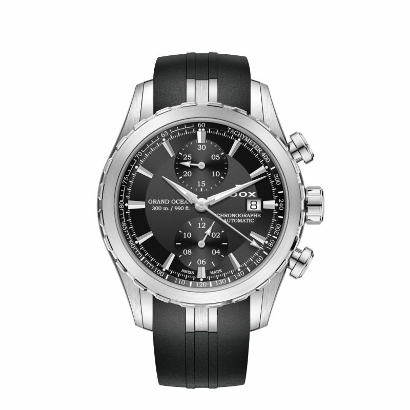 グランドオーシャン クロノグラフ オートマティック  43mm  ブラック  09800-3CA-NIN