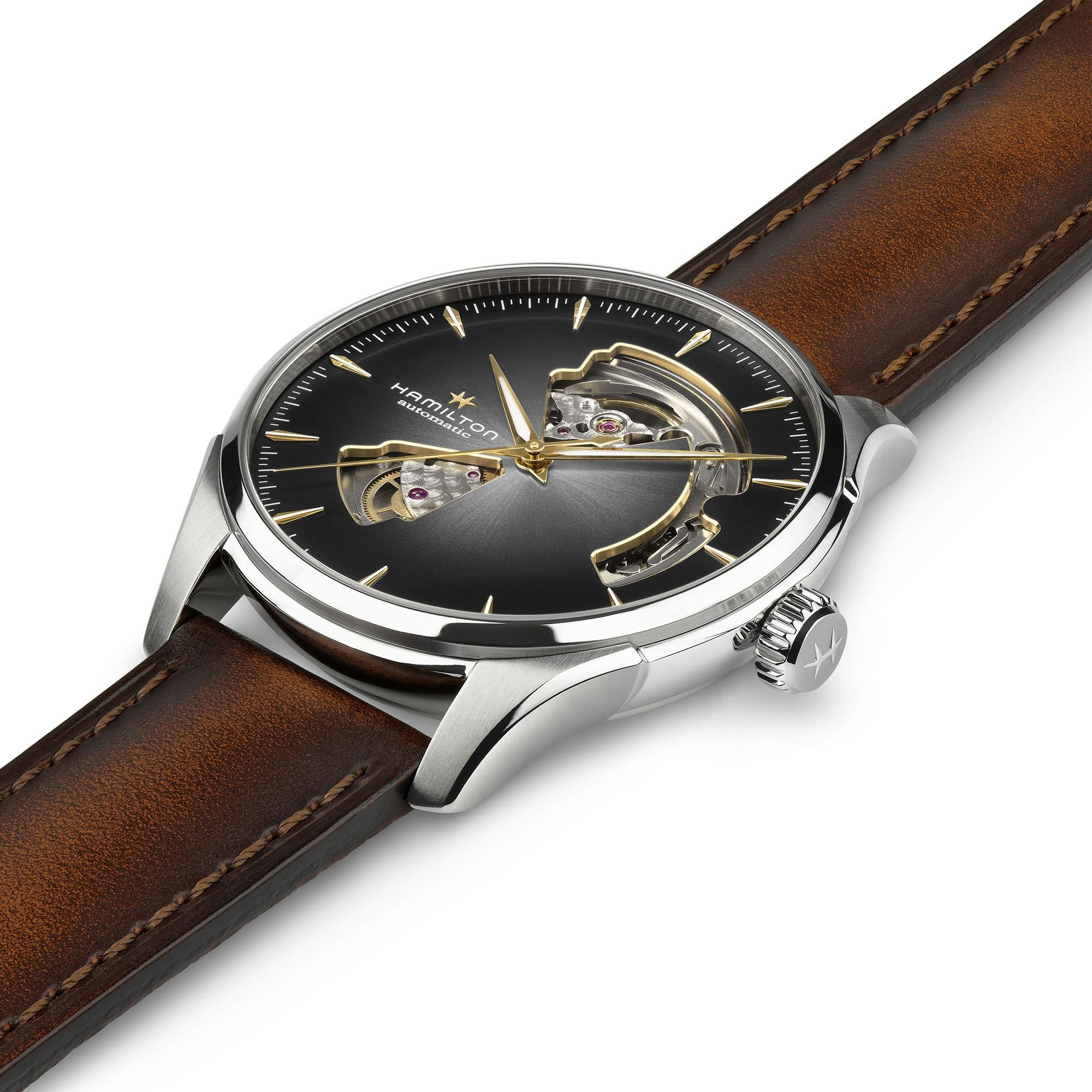 ジャズマスター  オープンハート  シルバー  40mm  H32675581