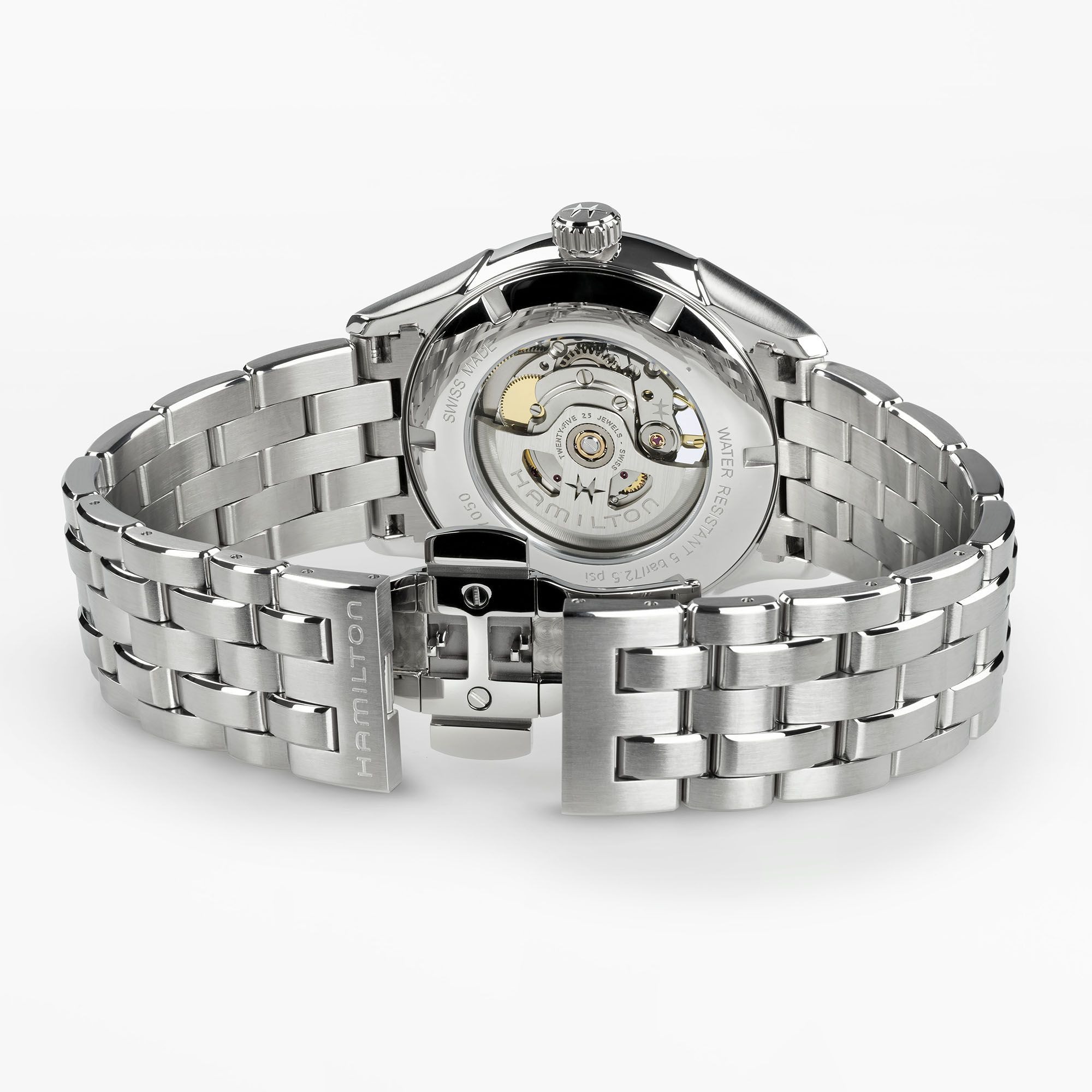 ジャズマスター  オープンハート  シルバー  42mm  H32705180