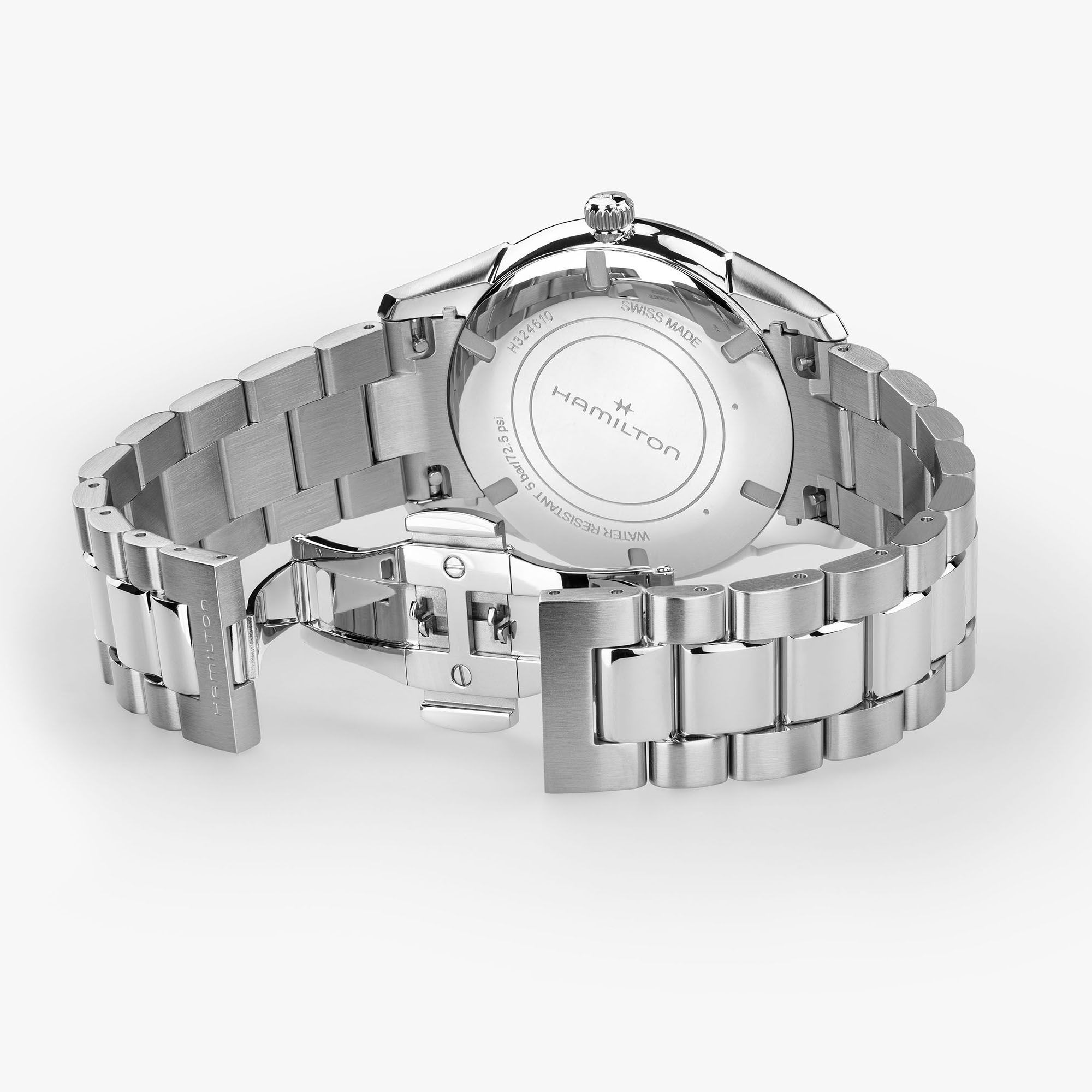 ジャズマスター クォーツ 40mm ブルー  H32461141