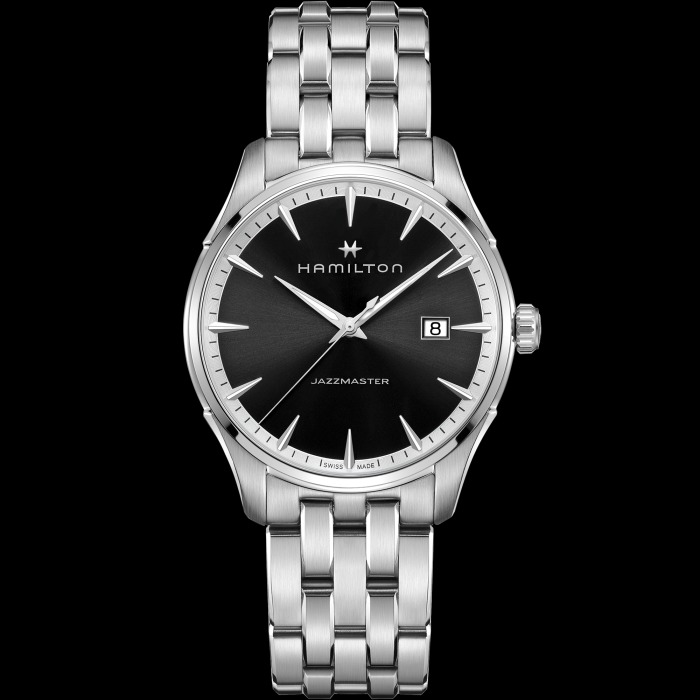 ジャズマスター ジェントクォーツ 40mm ブラック H32451131