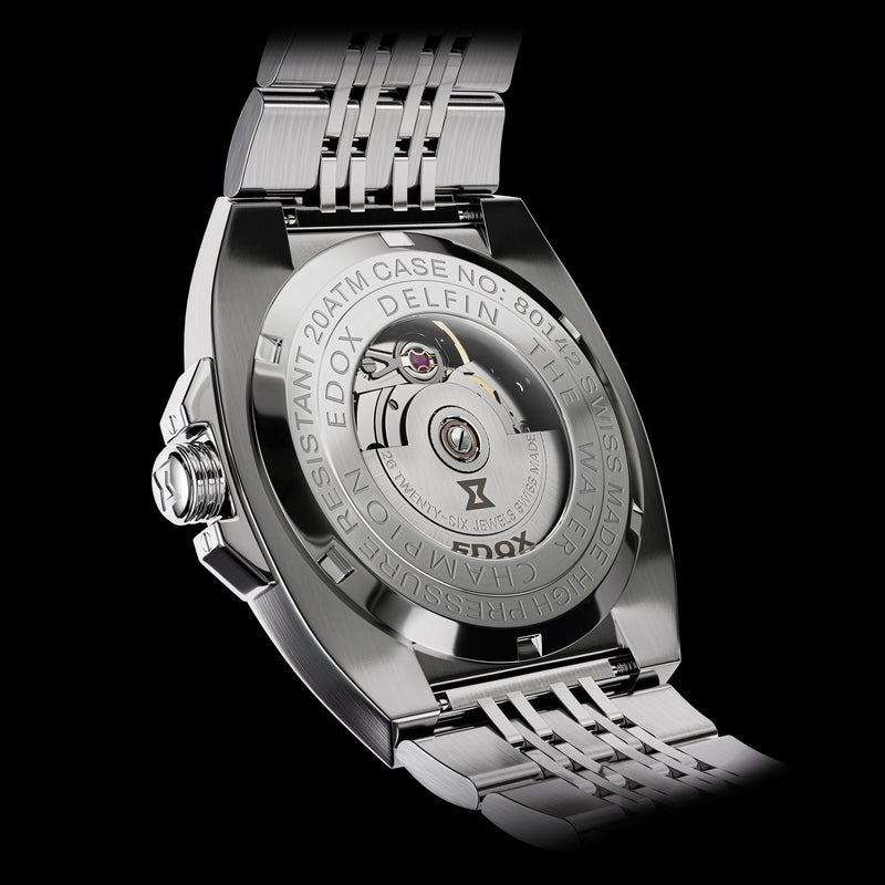 デルフィン オリジナル 1973 オートマティック  41mm  ブラック  80142-3M-NIN