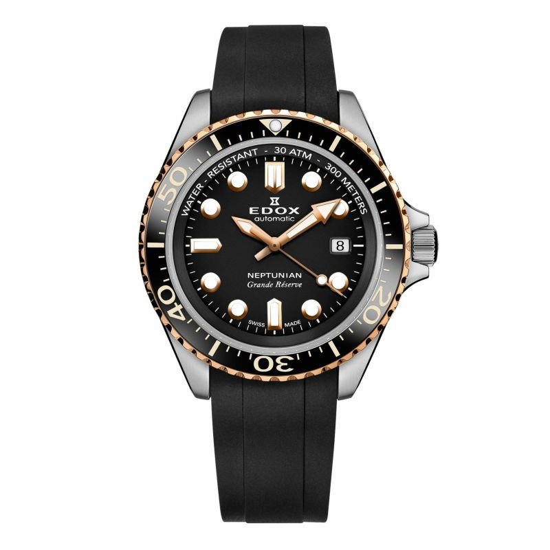 ネプチュニアン グランデ リザーブ デイト オートマティック  ブルー  42mm  80801-3NRCA-NIR