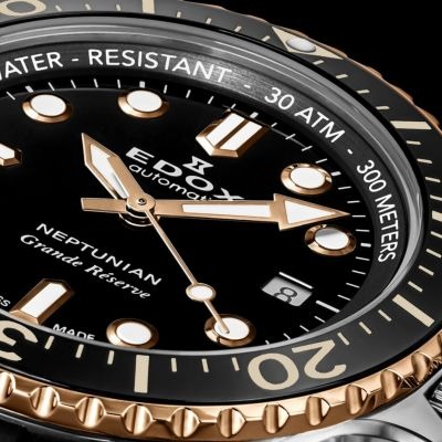 ネプチュニアン グランデ リザーブ デイト オートマティック  ブルー  42mm  80801-3NRCA-NIR