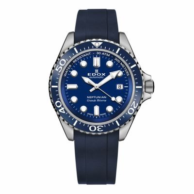 ネプチュニアン グランデ リザーブ デイト オートマティック  ブルー  42mm  80801-3BUCA-BUIN