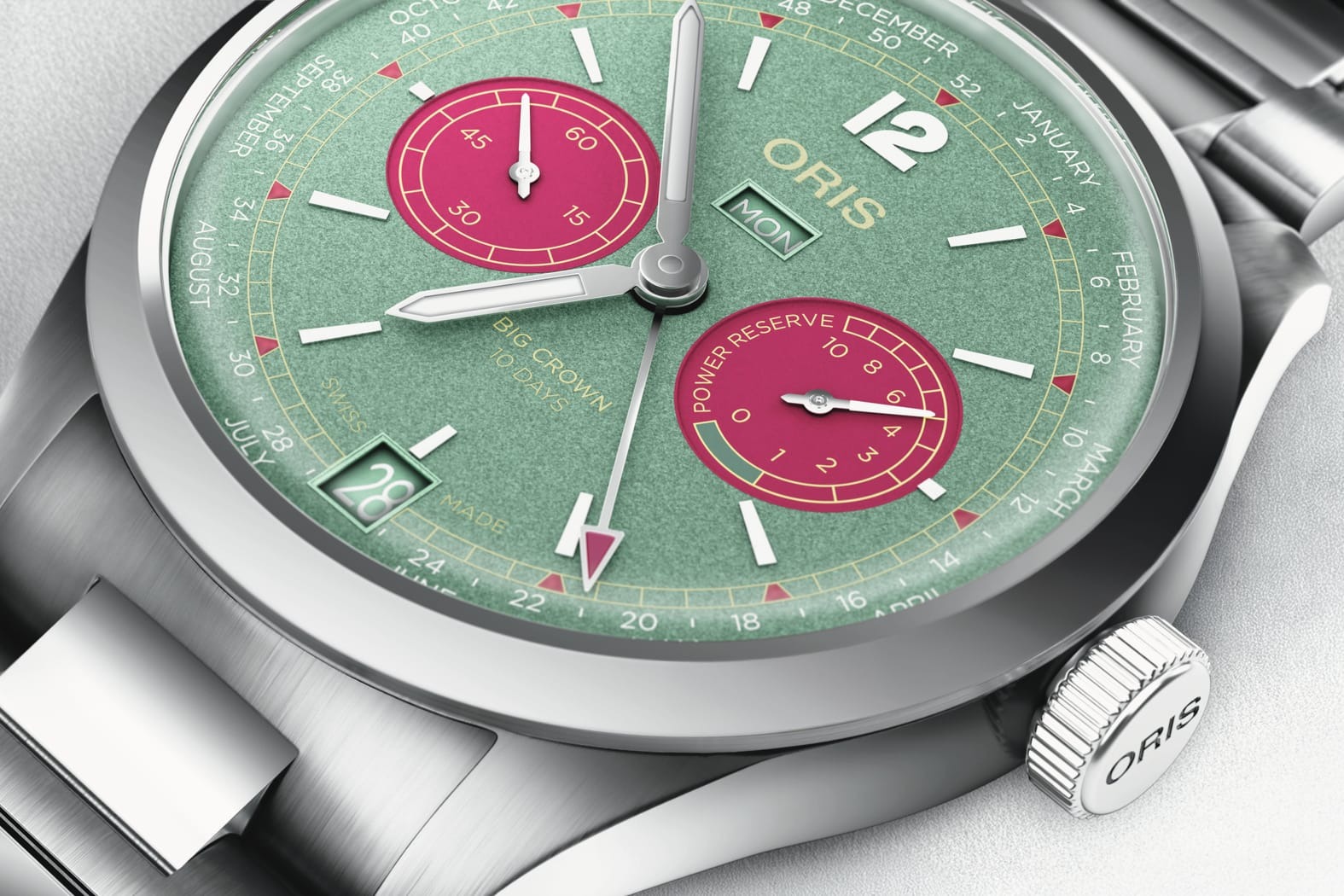 ビッグクラウン  キャリバー113  43mm  グリーン  01 113 7800 4057-07 8 21 06