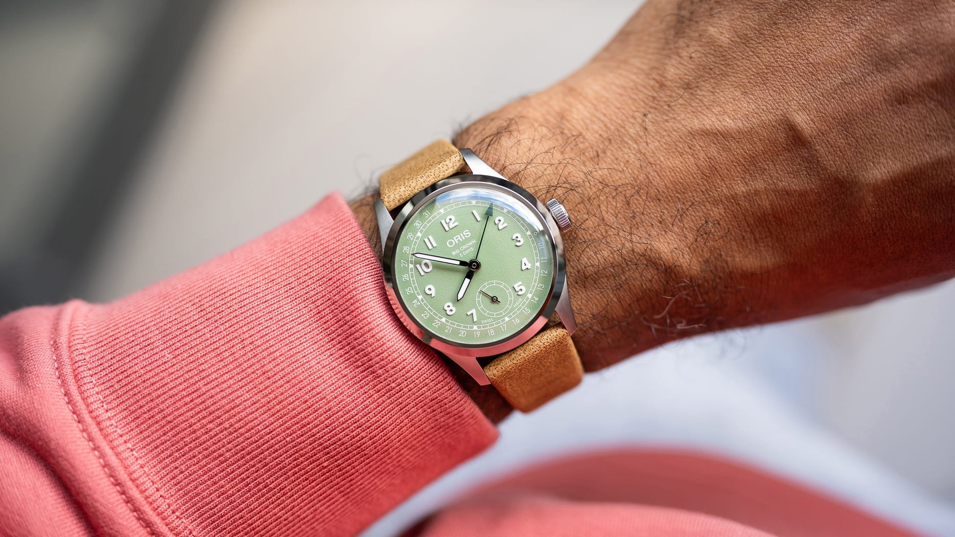 ビッグクラウン ポインターデイト キャリバー403  グリーン 40ｍｍ 01 403 7799 4067-07 6 20 09FC