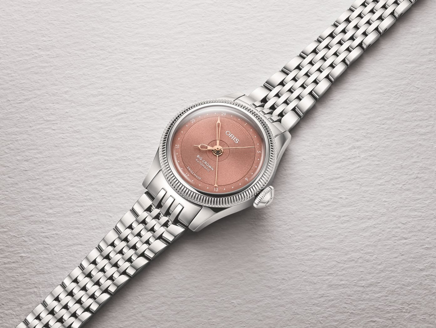 ビッグクラウン  オートマティック ポインターデイト  29mm  ピンク  01 534 7804 4052-07 8 14 02