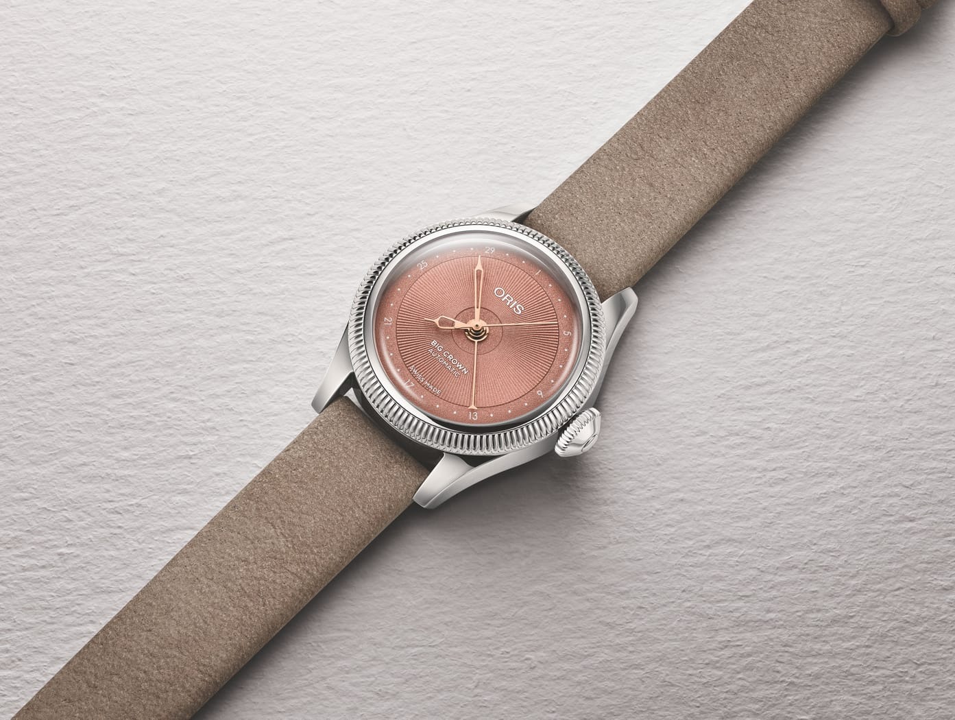 ビッグクラウン  オートマティック ポインターデイト 29mm  ピンク  01 534 7804 4052-07 5 14 02