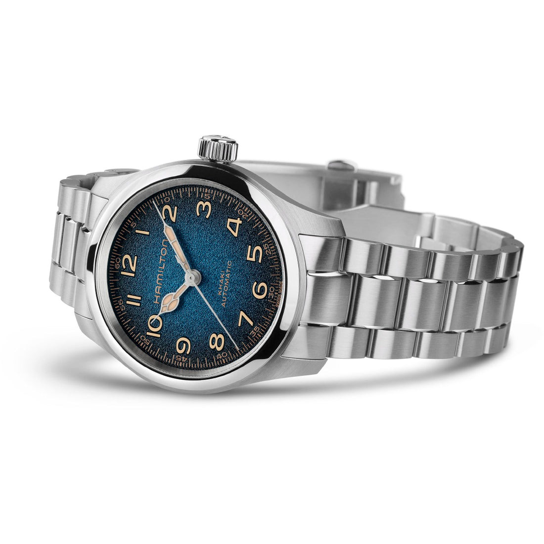 カーキ フィールド マーフ オート  38mm  ディープブルー H70405140