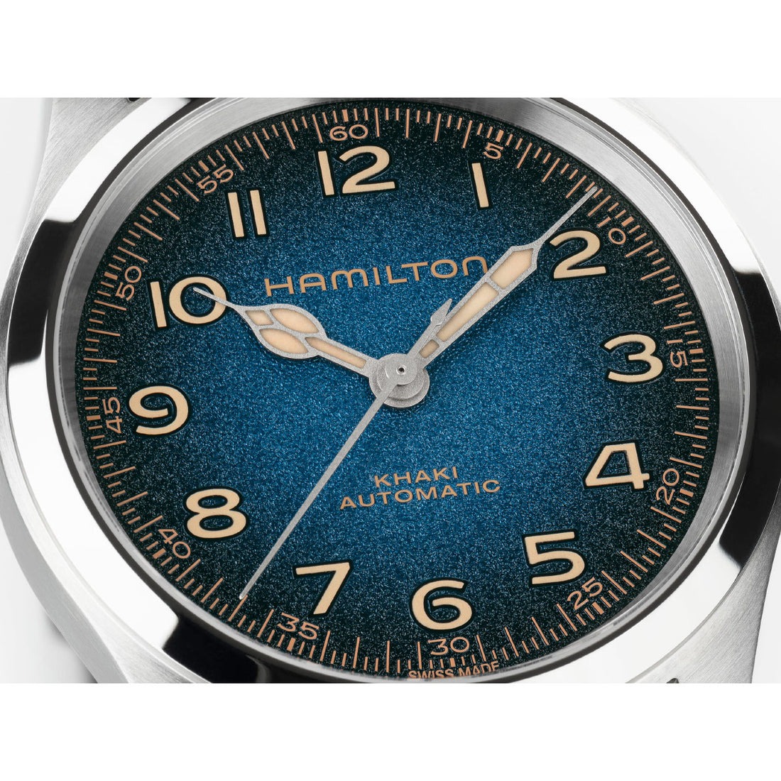 カーキ フィールド マーフ オート  38mm  ディープブルー H70405140