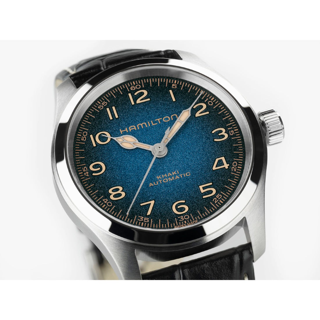 カーキ フィールド マーフ オート  38mm  ディープブルー 70405740 