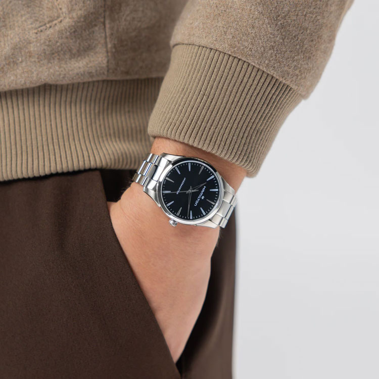 ハミルトン ジャズマスター クォーツ 40mm ブラック H32461131