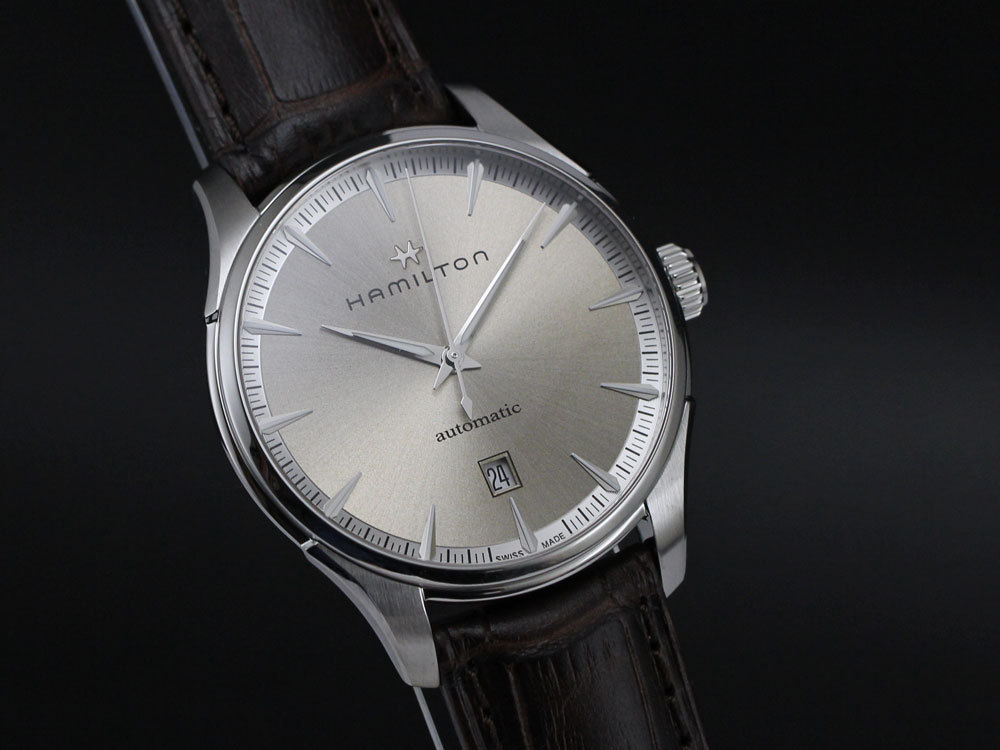 HAMILTON ジャズマスター オート 40mm シャンパン ニヴァクロン製ヒゲゼンマイ Nivachron 日本正規品　JAZZMASTER H32475520