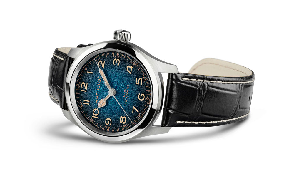 ハミルトン カーキフィールド マーフ オート 38mm ブルーダイヤル H70405740
