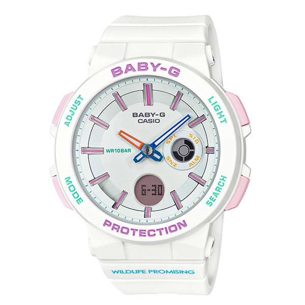 BABY-G　ベビージー　CASIO　カシオ　おすすめ　レディース腕時計　BA-255WLP-7AJR