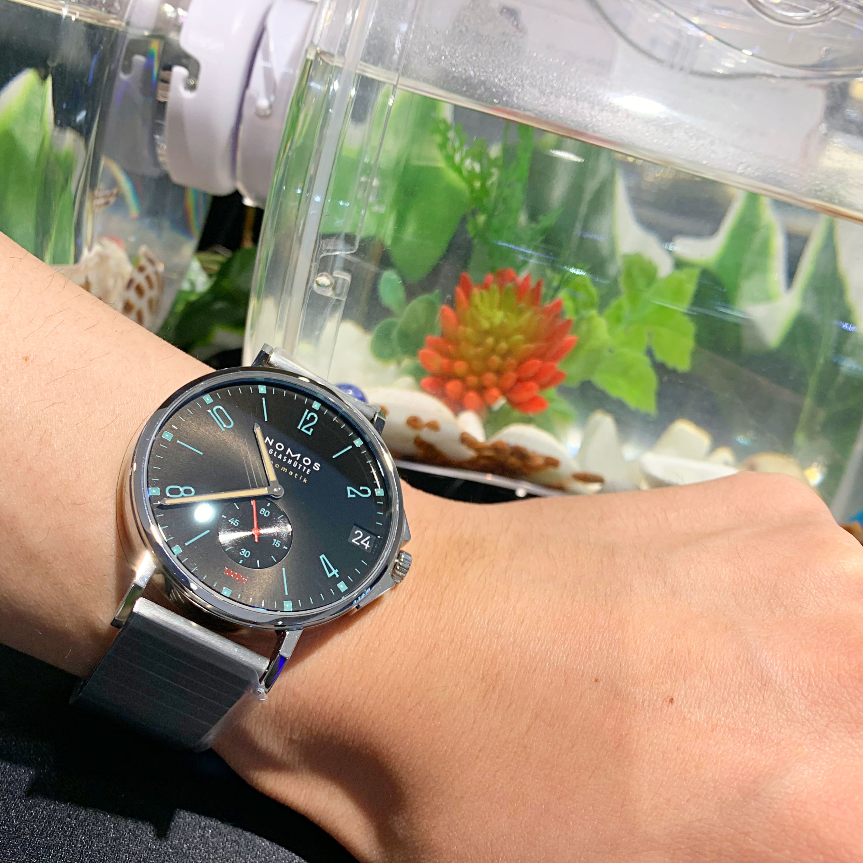 NOMOS GLASHÜTTE ノモス　nomos タンジェント　スポーツ　ドイツ時計　メンズ腕時計　機械式時計　機械式腕時計　時計　腕時計　精緻　シンプル　デザイン　北陸　石川　石川県　正規店　正規取扱店　TNS161011B2M