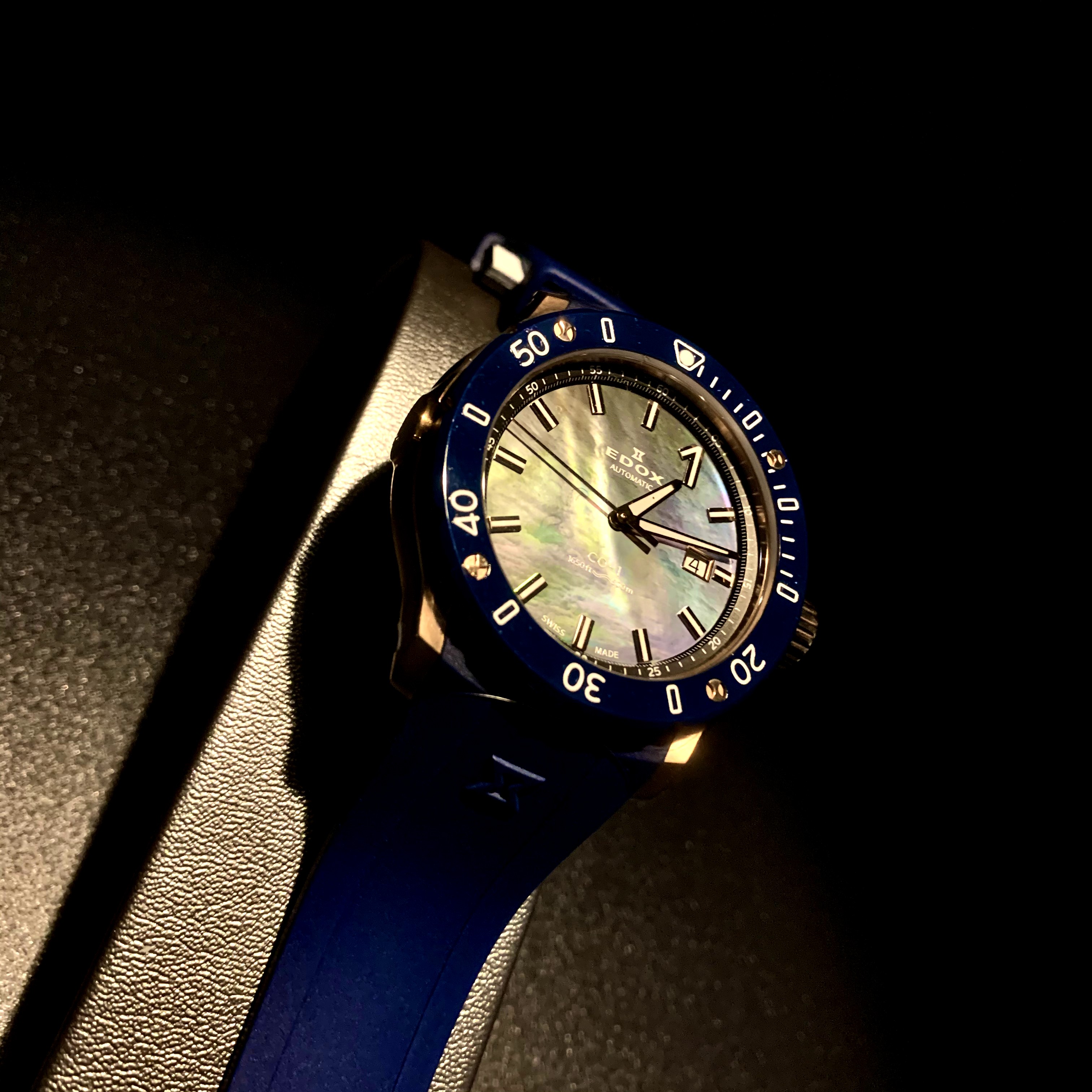 EDOX　エドックス 　WING　時計　腕時計　高級時計　メンズ腕時計　機械式腕時計　機械式時計　北陸　石川　石川県　正規店　正規取扱店　新作　ダイバーズウォッチ　限定品　MOP　80099-37RBU3-NANIR