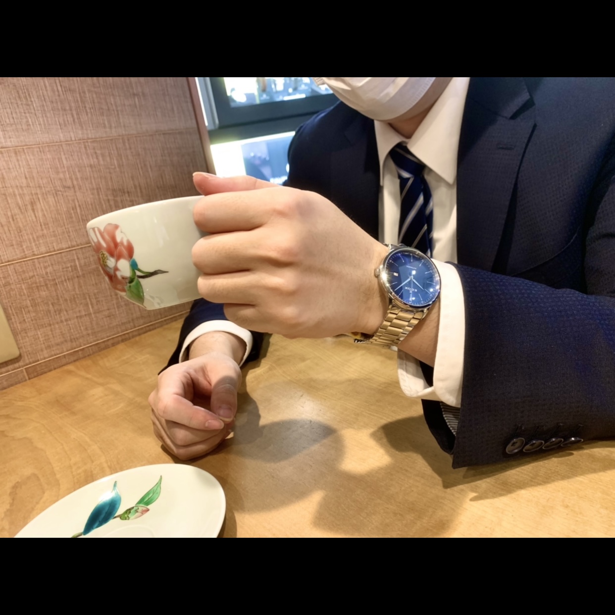 EDOX　エドックス 　WING　時計　高級時計　北陸　石川　石川県　片町　香林坊　腕時計　機械式時計　自動巻　シンプル　デザイン　結納返し　メンズ腕時計　80106-3M-BUIN