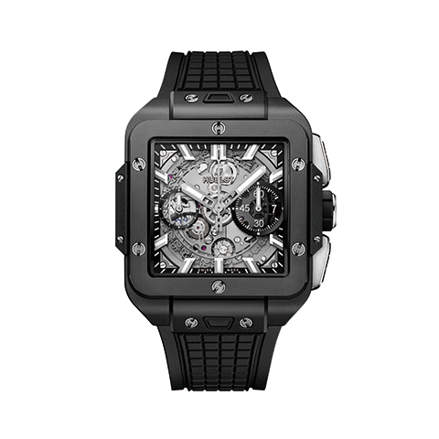 ウブロ　HUBLOT  紳士　821.CI.0170.RX　　紳士時計　SQUARE BANG UNICO BLACK MAGIC　　スクエア・バン ウニコ ブラックマジック　　メンズ　メンズウォッチ　高級腕時計　 MEN’S 時計　メンズモデル　横浜髙島屋　高島屋横浜　横浜高島屋　高島屋横浜　yokohamatakashimaya takashimayayokohama yokohama ヨコタカ　横浜駅　横浜　横浜西口　ヨコハマタカシマヤ　タカシマヤ　時計売場　時計　正規品　正規販売店　神奈川県