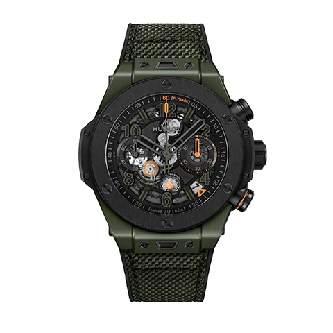 421.GM.1144.NR.RLD　BIG BANG RELOADED DARK GREEN CERAMIC　ビッグ・バン リローデッド ダークグリーンセラミック 44MM　44ミリ　HUBLOT  紳士　紳士時計　メンズ　メンズウォッチ　高級腕時計　 MEN’S 時計　メンズモデル　横浜髙島屋　高島屋横浜　横浜高島屋　高島屋横浜　yokohamatakashimaya takashimayayokohama yokohama ヨコタカ　横浜駅　横浜　横浜西口　ヨコハマタカシマヤ　タカシマヤ　時計売場　時計　正規品　正規販売店　神奈川県