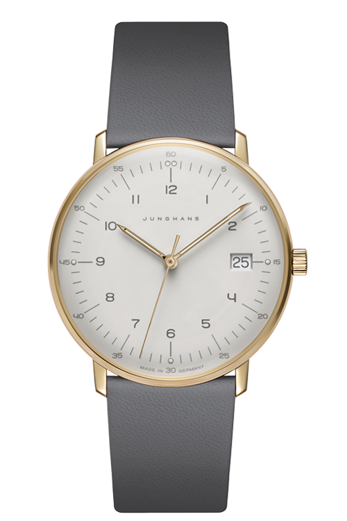 ユンハンス（JUNGHANS）「マックス・ビル（max bill）」は、ドイツ・バウハウスの哲学を継承した機能美とミニマルデザインの腕時計コレクション。無駄のないフォルムと高い視認性で、時代を超えて愛される名作。東京でユンハンスのマックス・ビルを購入するなら阪急メンズ東京がおすすめ。都内最大級の展示数を誇り、手巻き・自動巻き・クロノスコープなど幅広いラインナップをご覧いただけます。