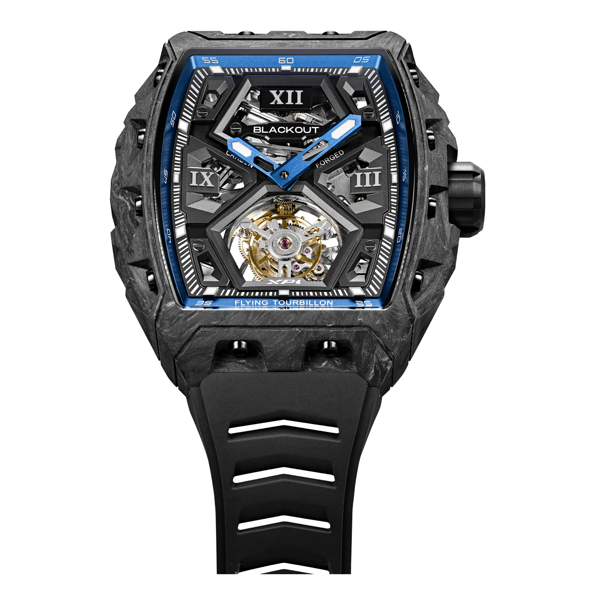XP1 Tourbillon LT Blue / BOXP1TBLTCDB「これから高級時計を持ちたい人にぴったり｜日本初上陸のBLACKOUT WATCHESは初心者におすすめ」