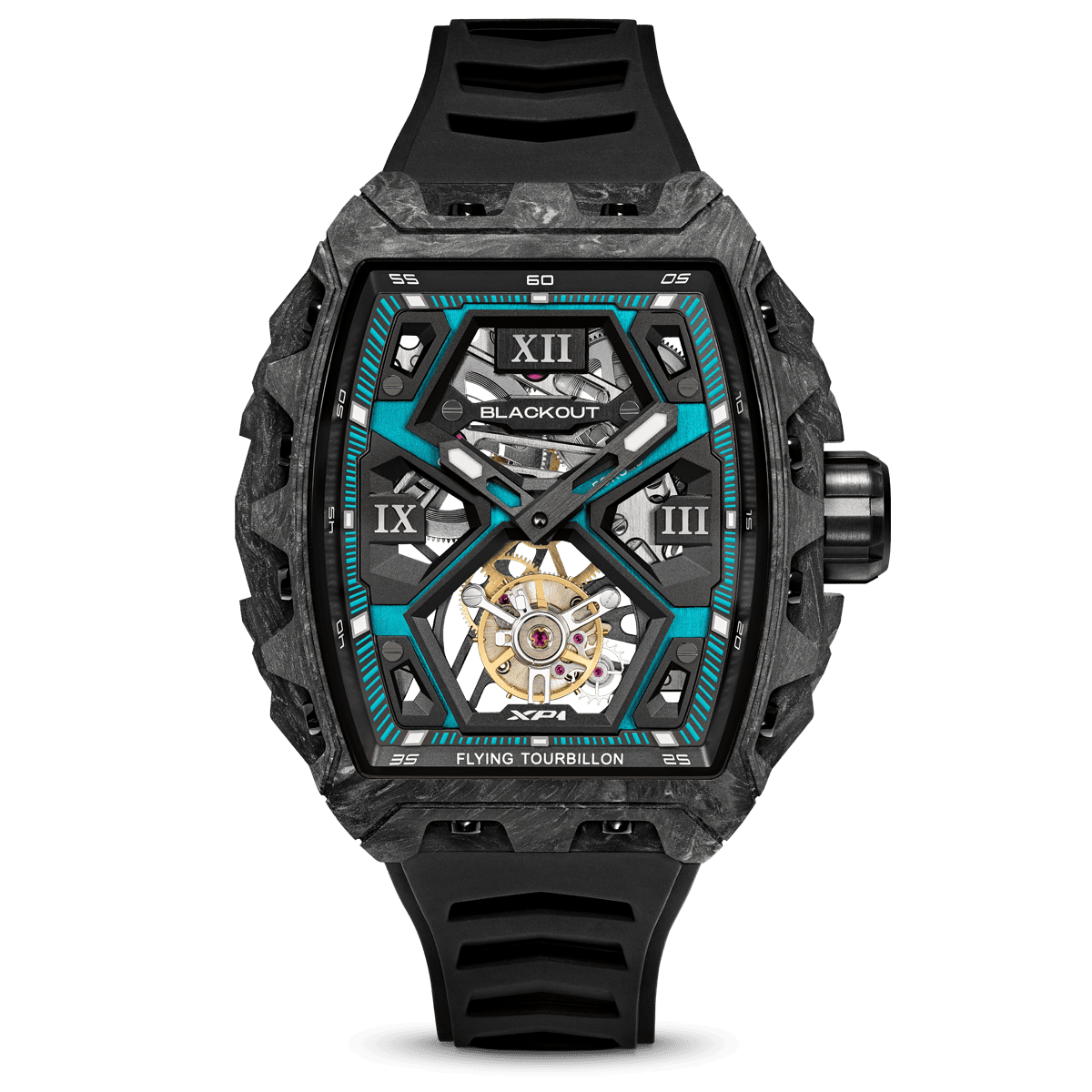 「BLACKOUT WATCHES XP1 Tourbillon｜スイスメイドの確かな品質と若者向けデザインで日本初上陸」