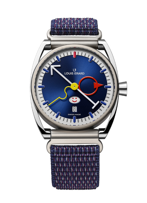 Louis Erard ×Alain Silberstein Hall of Fame Collection Smile-Day Blue LE75357TT05BTT90