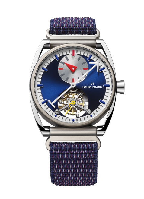 Louis Erard ×Alain Silberstein Hall of Fame Collection Regulator Tourbillon Blue LE89356TT05BTT90