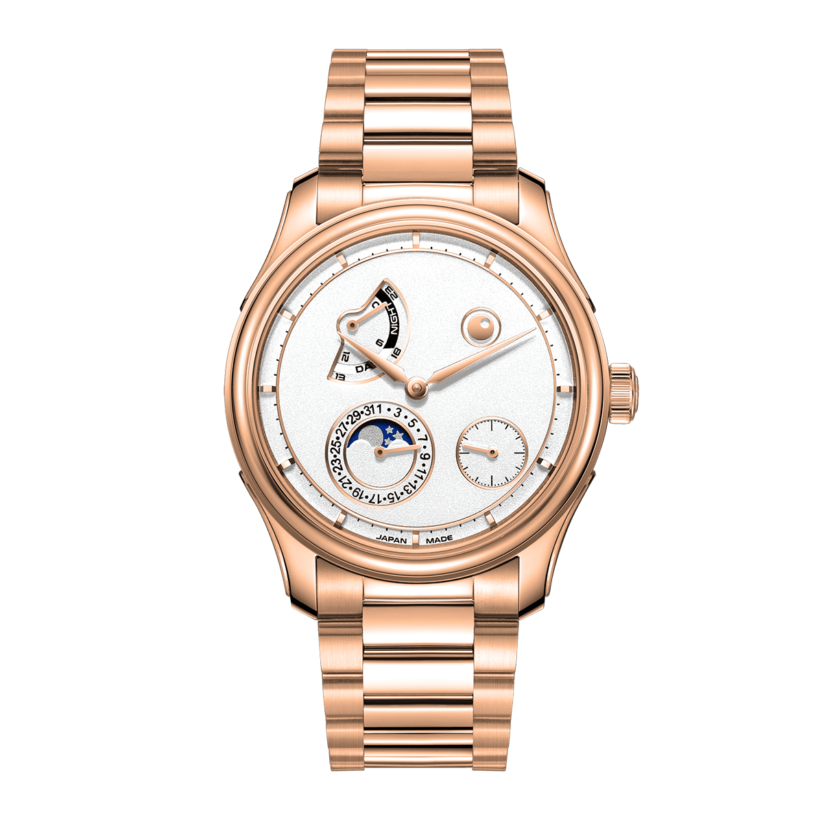 ZEROO C5 KEIGO Classic Automatic Moon Phase Limited Edition 300pcs　ZC005RWH