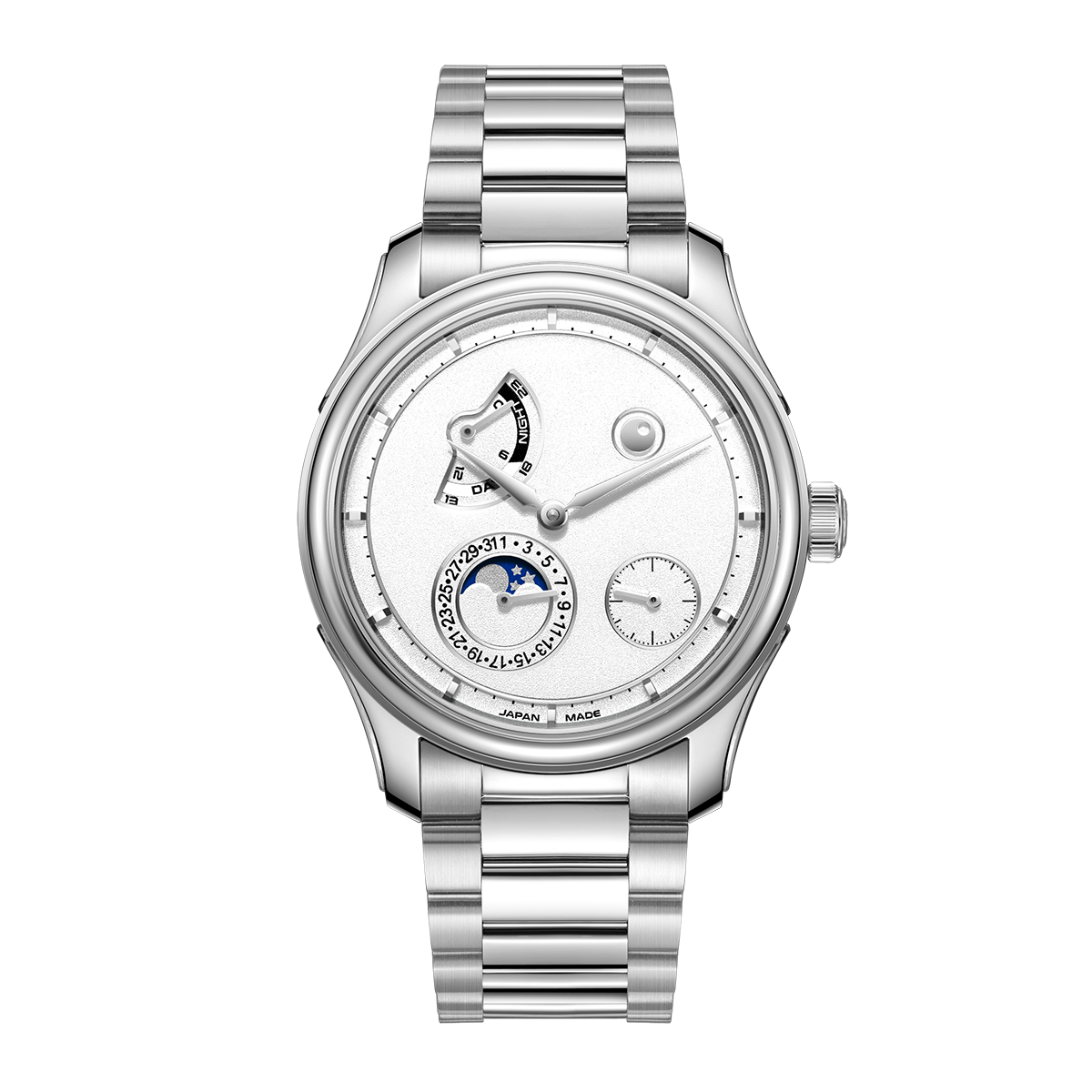  ZEROO C5 KEIGO Classic Automatic Moon Phase Limited Edition 300pcs　ZC005SWH