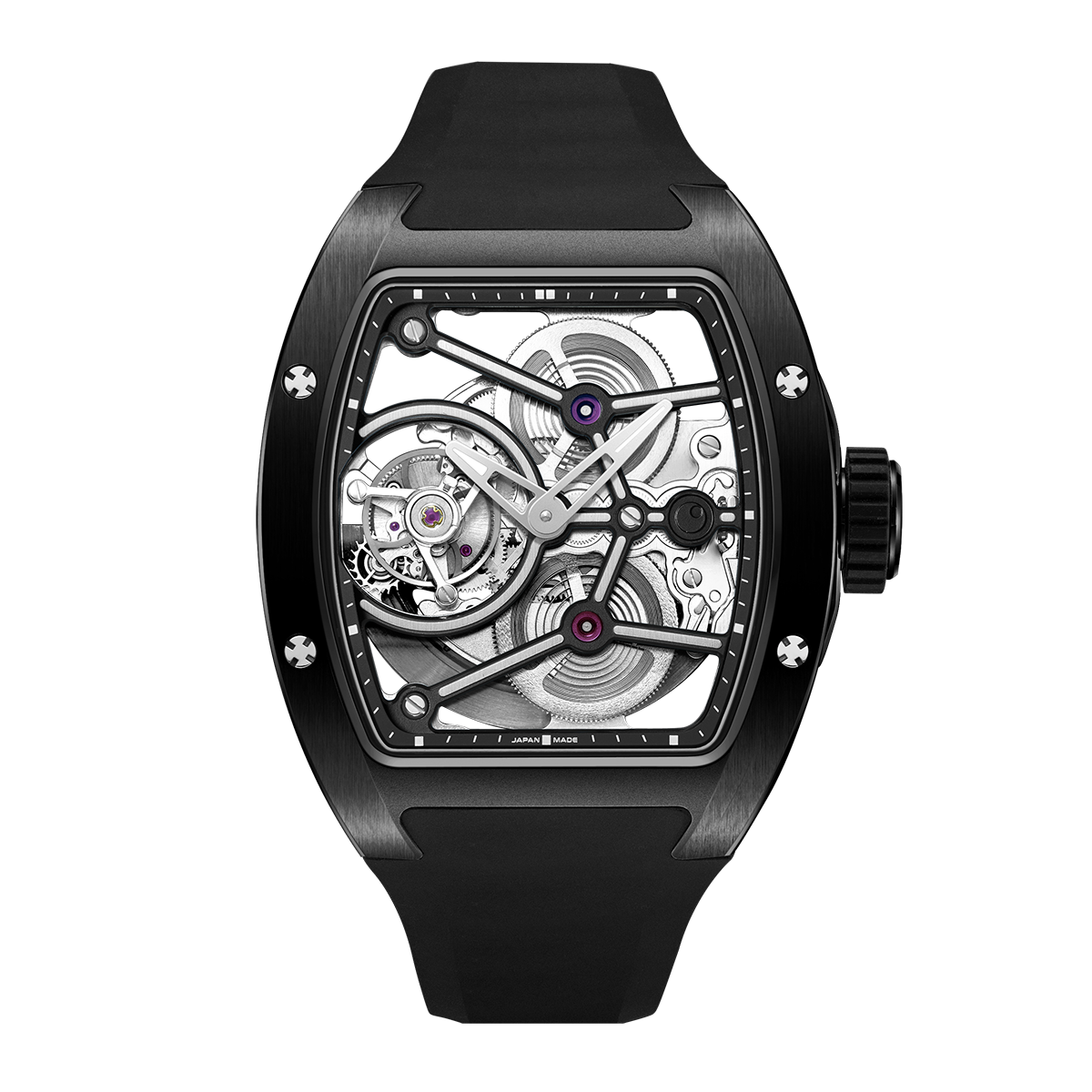 T10 THE ARCHER FULL SKELETON AUTOMATIC TOURBILLON ZT010SBBK