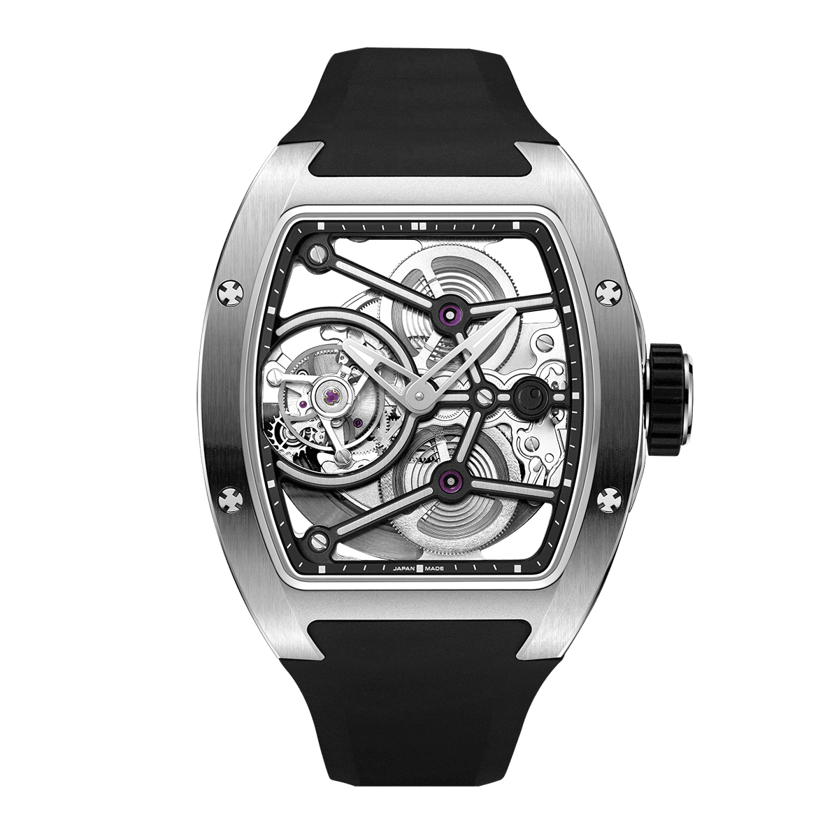 ZEROO T10 THE ARCHER FULL SKELETON AUTOMATIC TOURBILLON ZT010SSBK