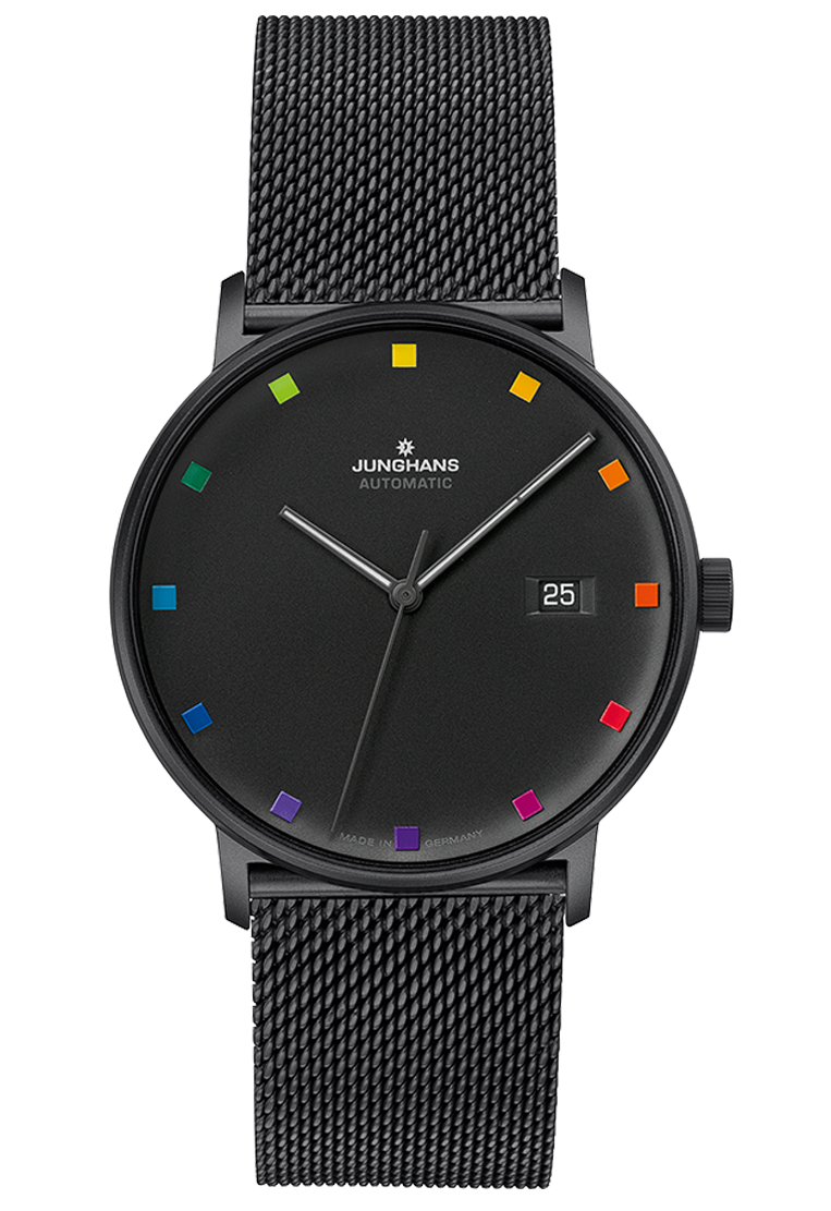 Junghans（ユンハンス）のFORM（フォーム）シリーズは、ドイツ・シュランベルクで受け継がれる機能美とバウハウスの理念を現代的に再解釈した機械式腕時計コレクション。立体的なダイヤル造形とすっきりとしたインデックス、薄型ケースが生み出すミニマルな美しさが特徴です。ビジネスにもカジュアルにも合わせやすく、日常に静かな品格を与える一本。シンプルであることの強さを体現するデザインは、ユンハンスならではの洗練された哲学の結晶です。東京でユンハンスのフォームシリーズをお探しなら、阪急メンズ東京 FORTUNE TIMEへ。都内でも屈指のユンハンス正規販売店として、豊富なラインナップをご覧いただけます。