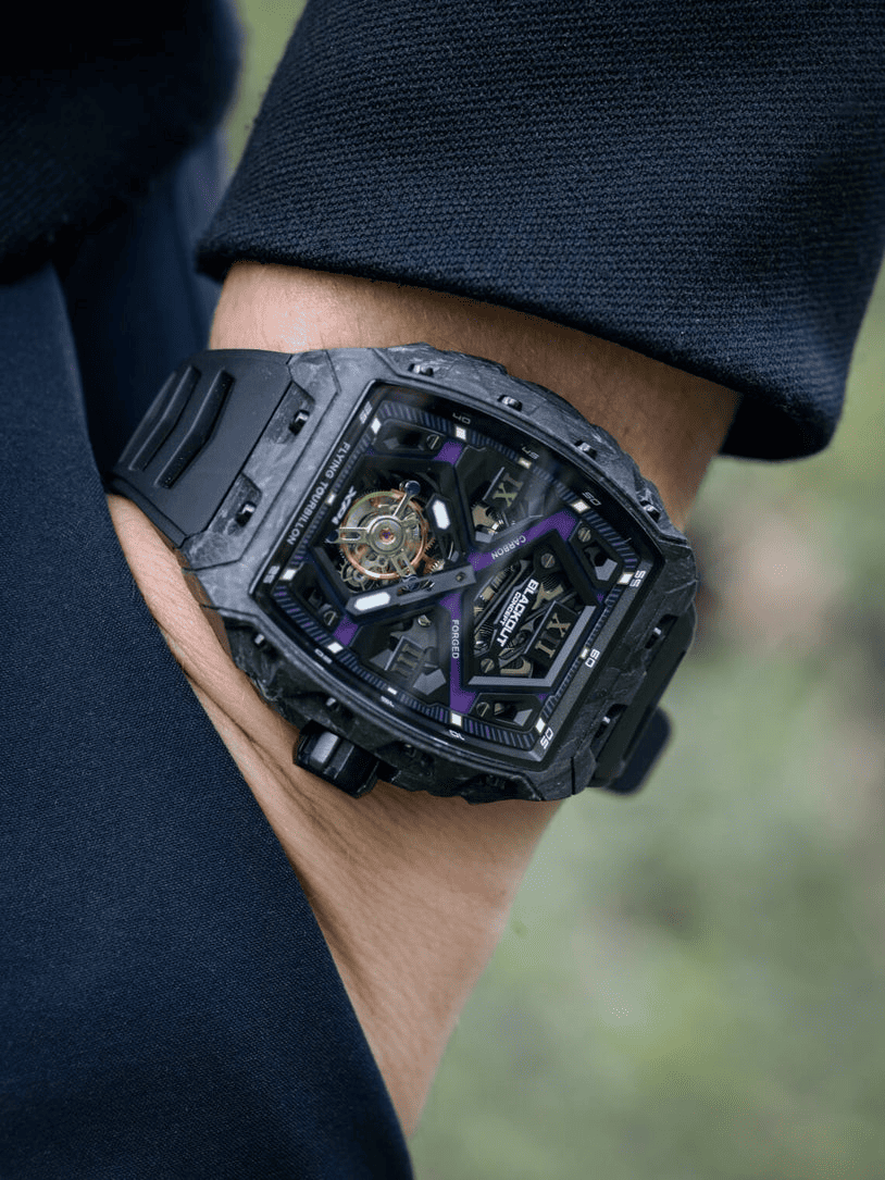 XP1 Tourbillon LT Black / BOXP1TBLTCUV「今注目の高級ファッションウォッチ、BLACKOUT WATCHES XP1|日本初上陸でトレンド最前線へ」
