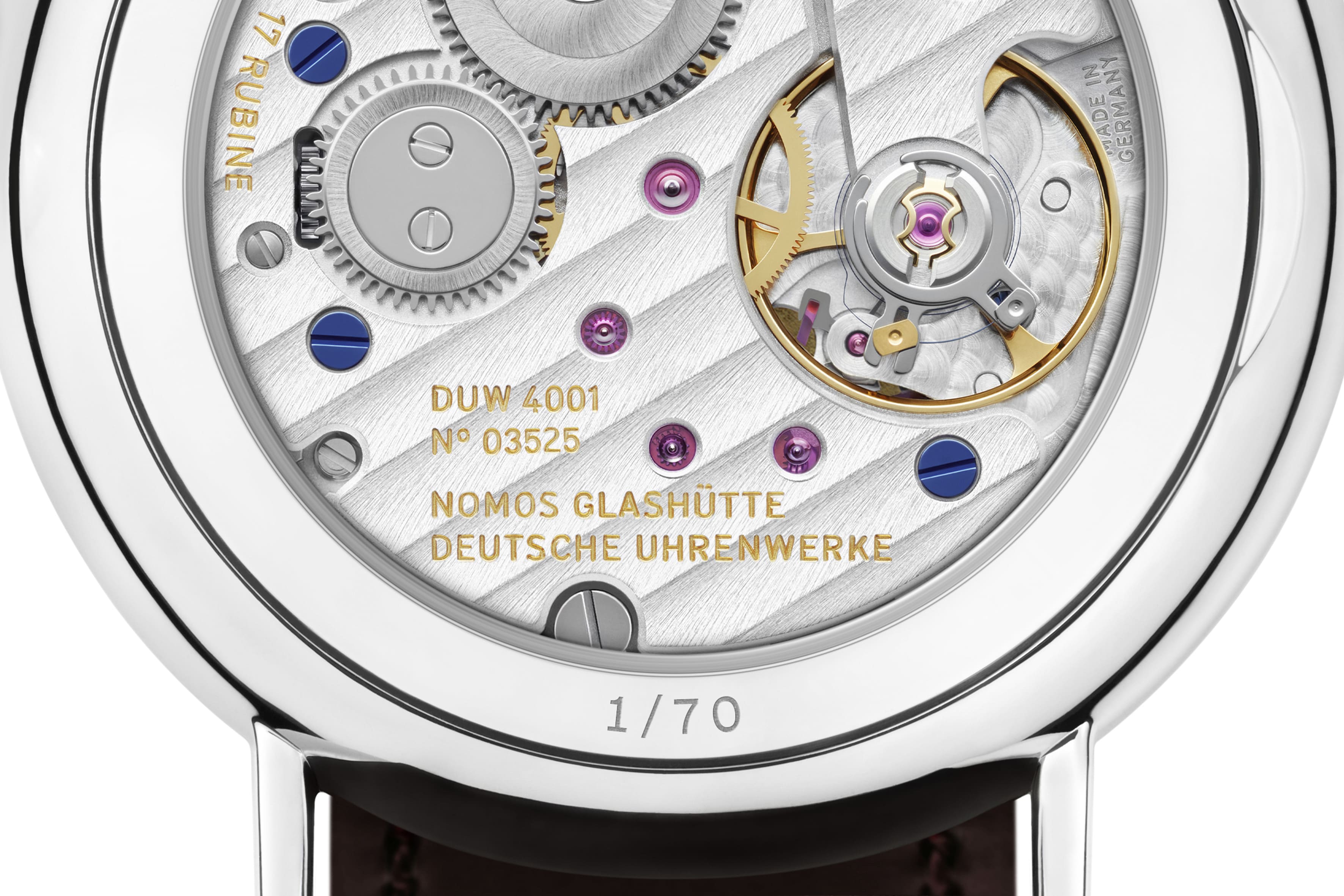 NOMOS GLASHÜTTE  Ludwig AOYAGI -Blue willow Leaf-  NM205.S5