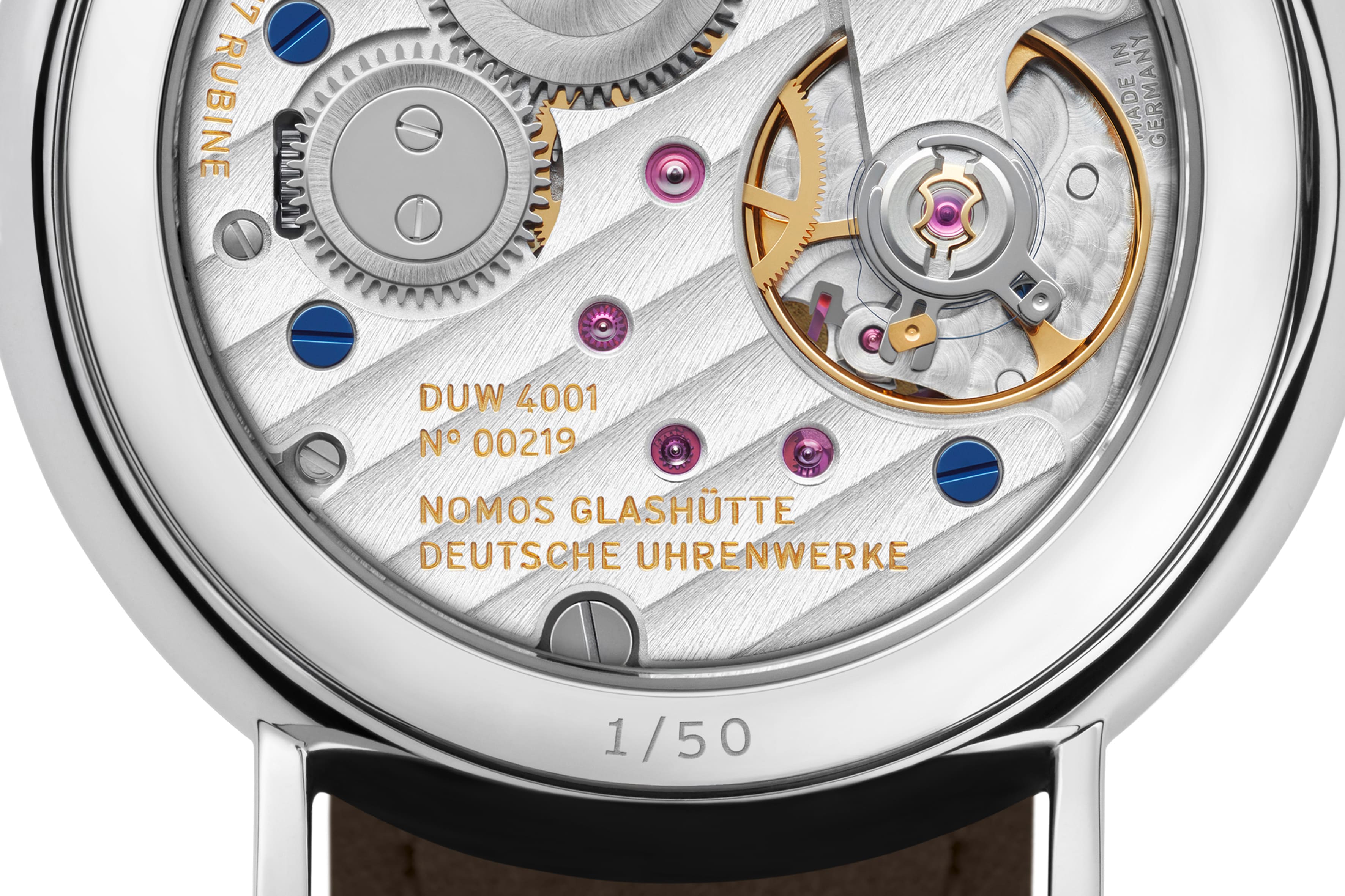 NOMOS GLASHÜTTE   Ludwig AOYAGI -Blue willow Leaf- 33 DUO NM241.S5