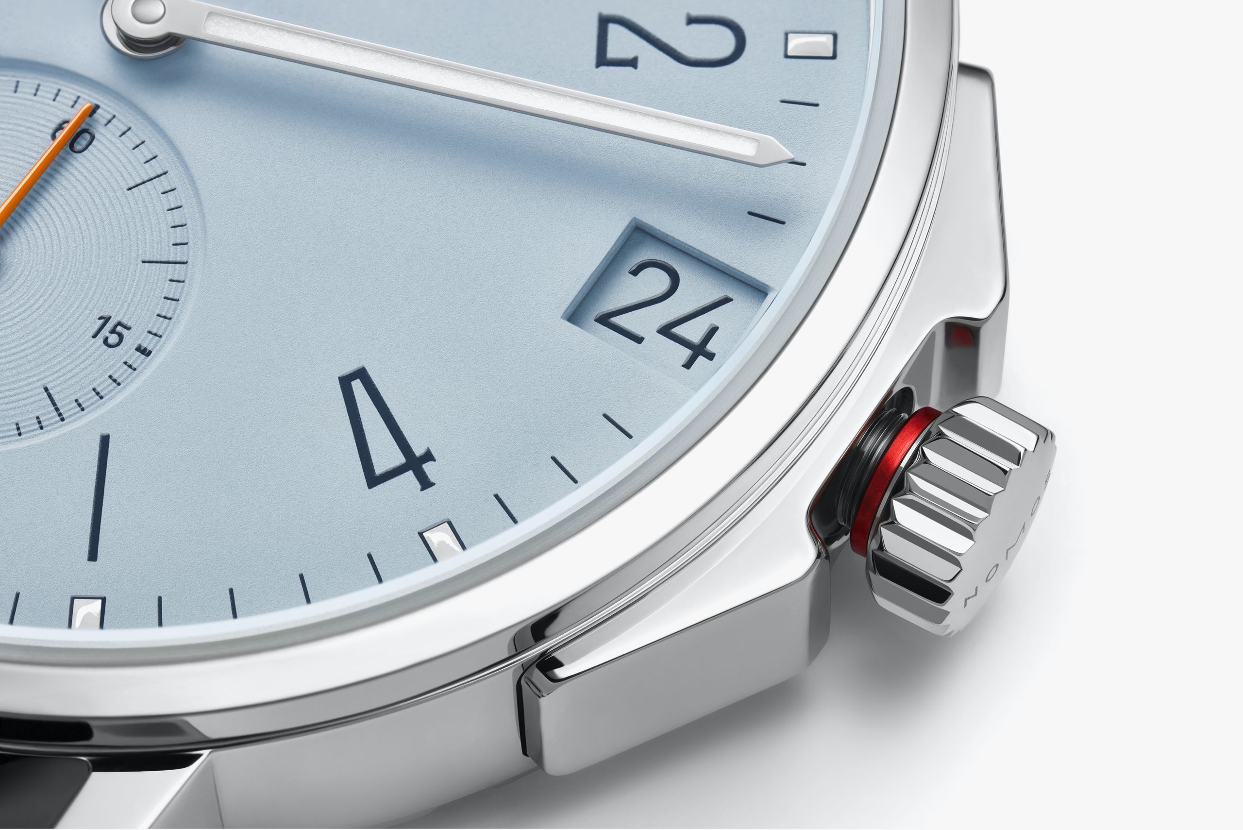 NOMOS アホイ ネオマティック 38 デイト スカイ リュウズ画像 NOMOSGLASHÜTTE＋FORTUNE TIME 表参道ヒルズ店